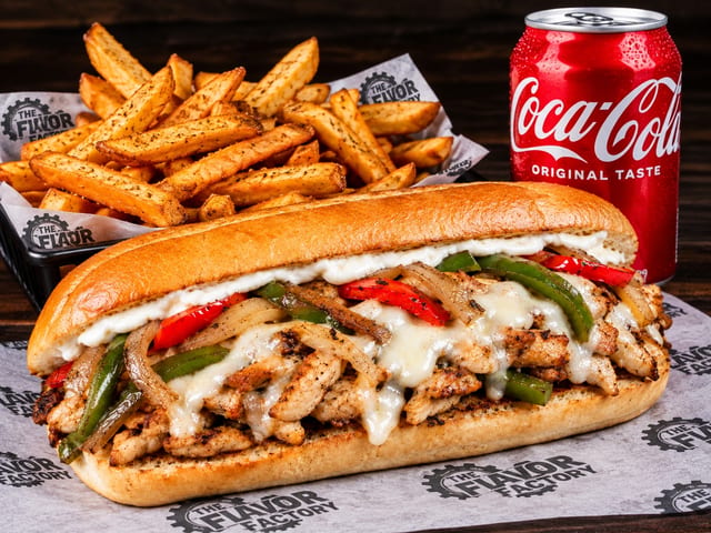 Factory Beef Cheesesteak Combo.