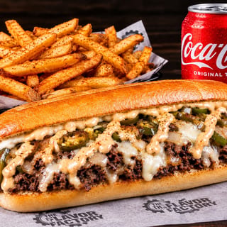 Factory Chicken Cheesesteak Combo