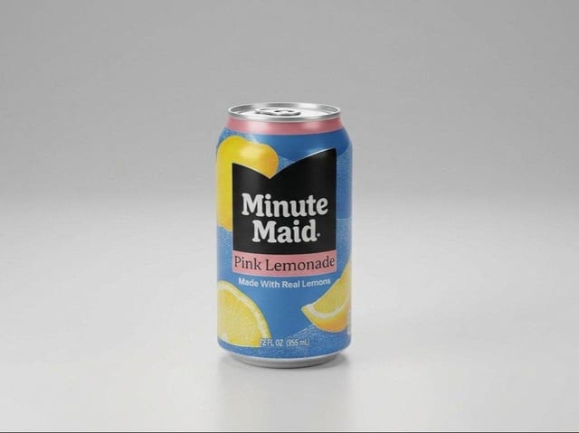 Pink Lemonade Minute Maid 12oz.