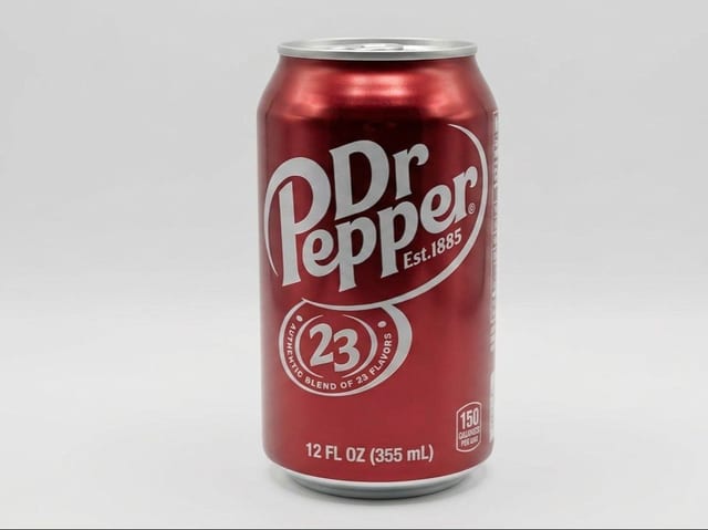 Can Soda Dr Pepper.