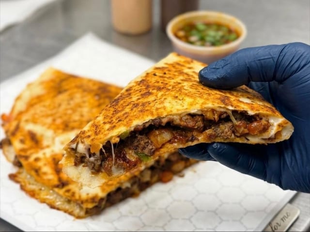 Grilled Chicken Quesadilla Combo.