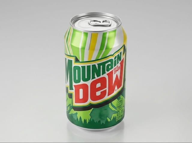 Mountain Dew Can.